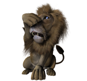 Cowardly Lion, by Tarl Telford